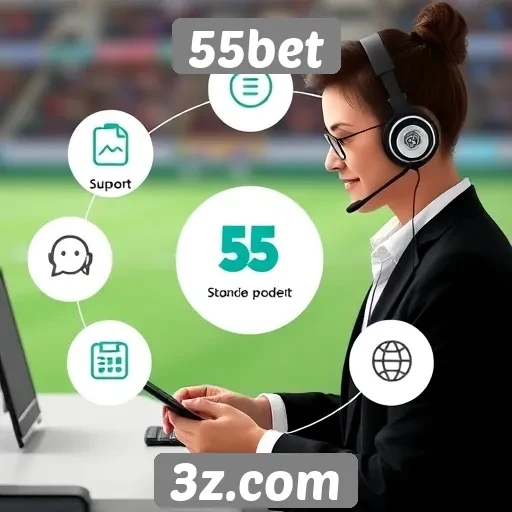 Suporte ao cliente da 55bet e suas funcionalidades