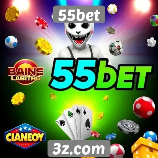 55bet oferece ampla variedade de jogos online